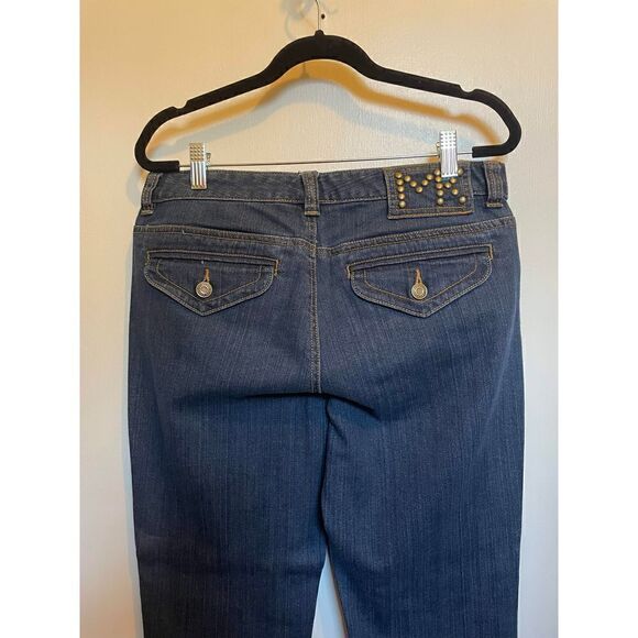 🔴 Michael Kors flare leg jeans size 8 - Picture 7 of 11